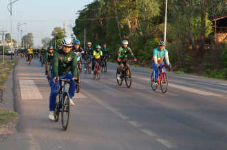 Cycling Event Marks Hin Nam No’s World Heritage Recognition